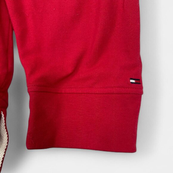 Tommy Hilfiger  Vintage 1990's New York Crest Long Sleeve Rugby Shirt Men's XL - Picture 6 of 9